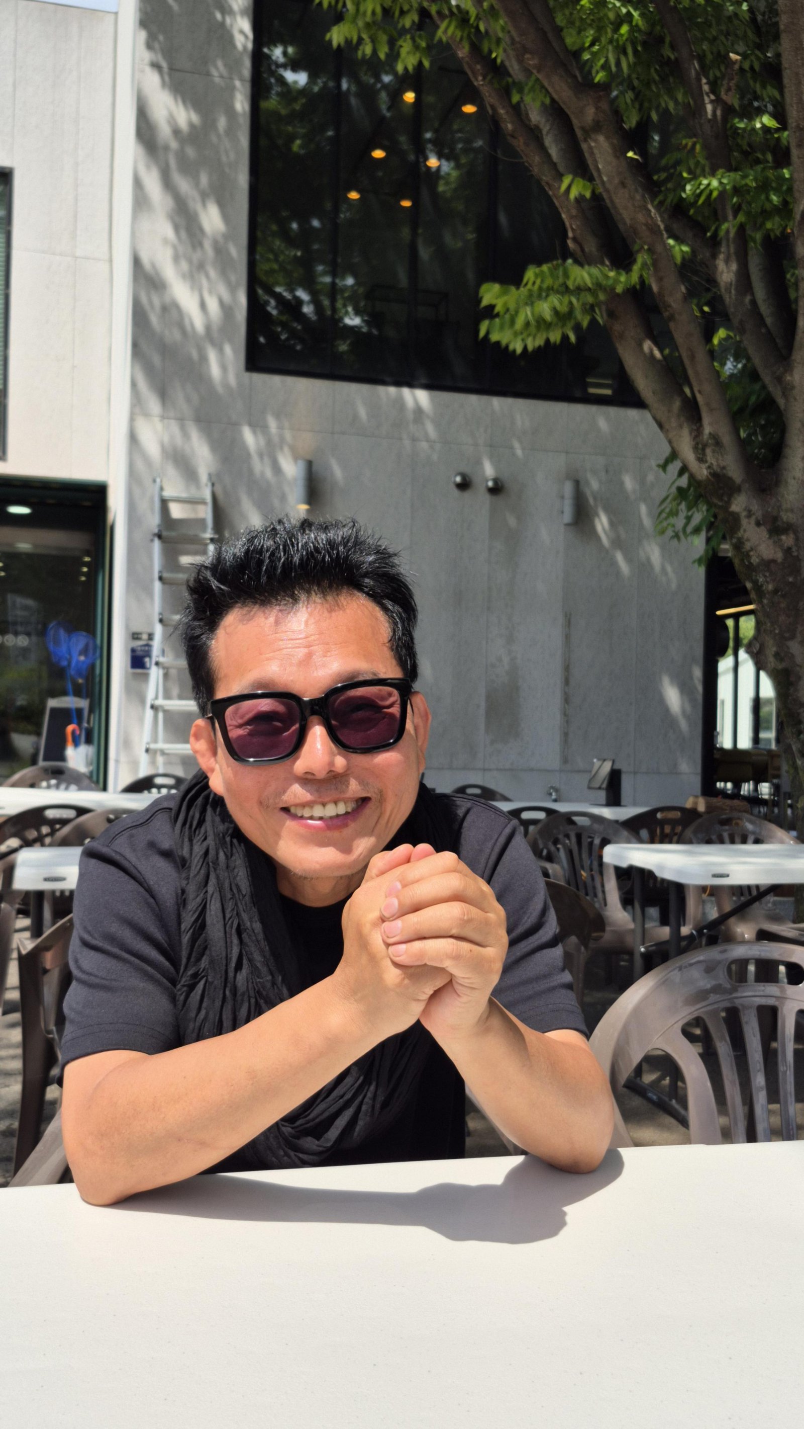 경기 용인 고기리 ‘불타는 강남 닭장’에서 만난 석현수 빅컬쳐엔터테인먼트 회장.