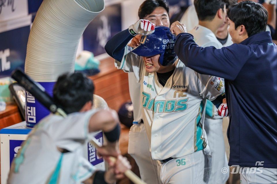 6월 팀 타율 1위! NC 7회 9득점 대역전극…뜨거운 타격 이어진다 [SD 창원 리포트]