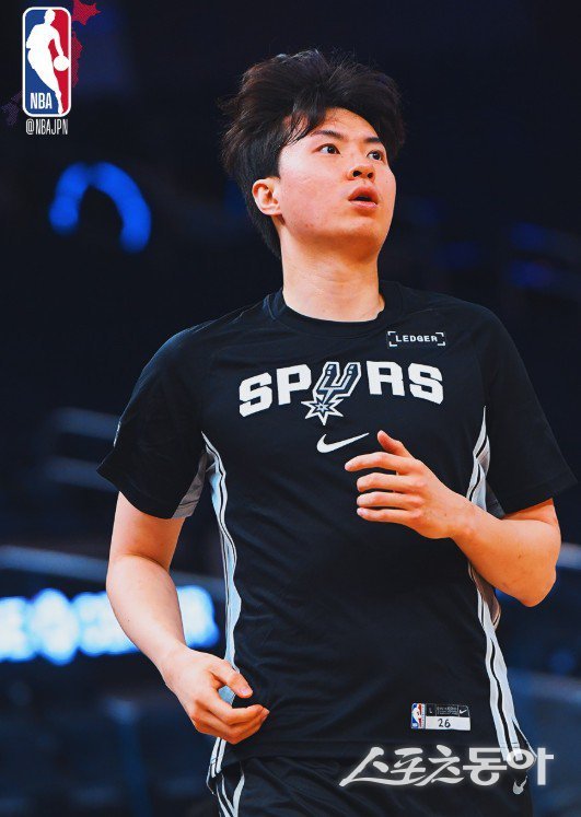 샌안토니오 스퍼스 소속으로 NBA 서머리그서 활약하고 있는 이현중 사진출처|NBA G리그 SNS