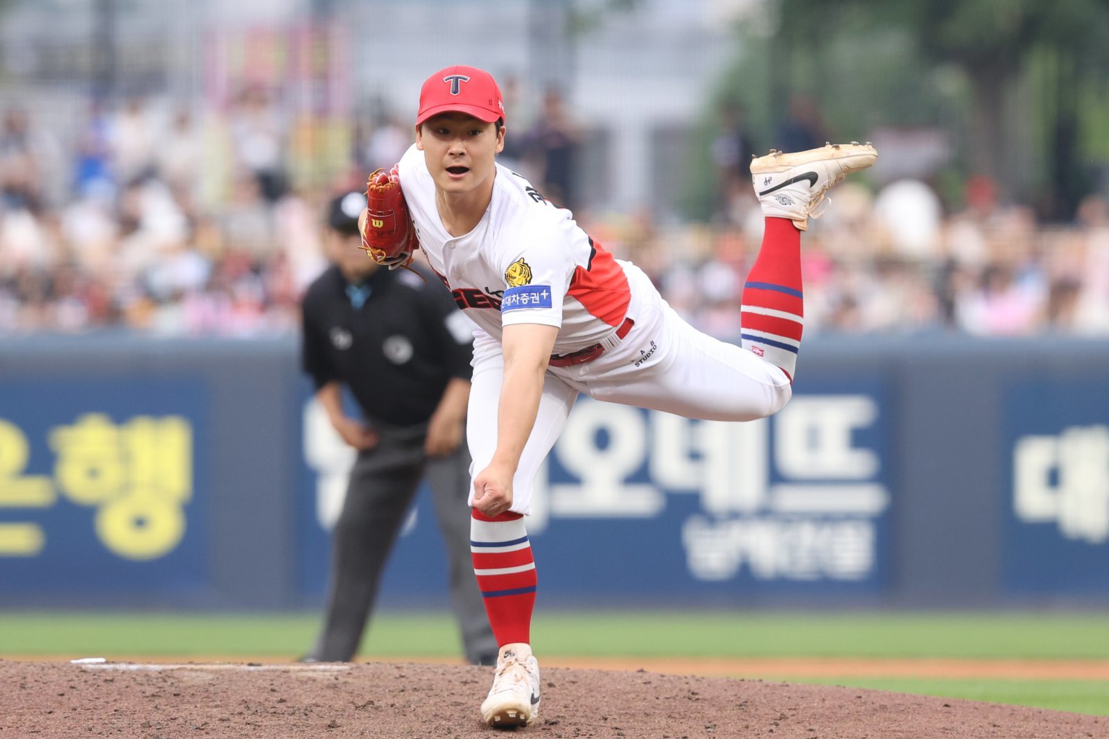 KIA 곽도규는 토미존 수술서 복귀하자마자 위력적인 투구로 불펜에 활력을 불어넣고 있다. 사진제공|KIA 타이거즈