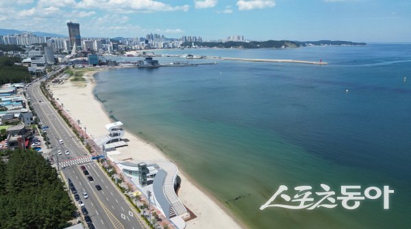포항 송도해수욕장 전경. 사진제공 ㅣ 포항시