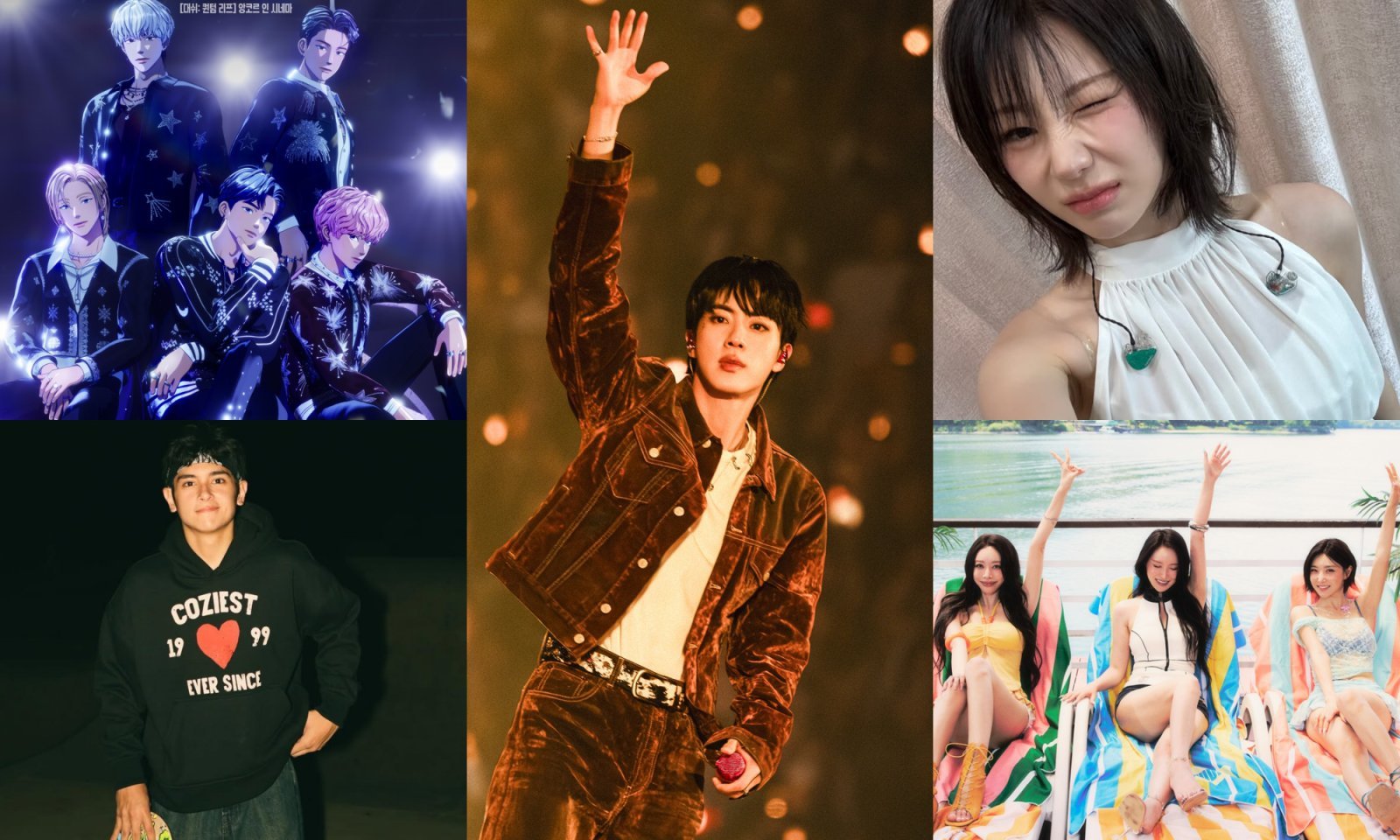 BTS 진, 아이돌픽 전 부문 통합 6주 연속 1위…플레이브·이채연·브브걸·Heath Jornales 각 부문 정상
