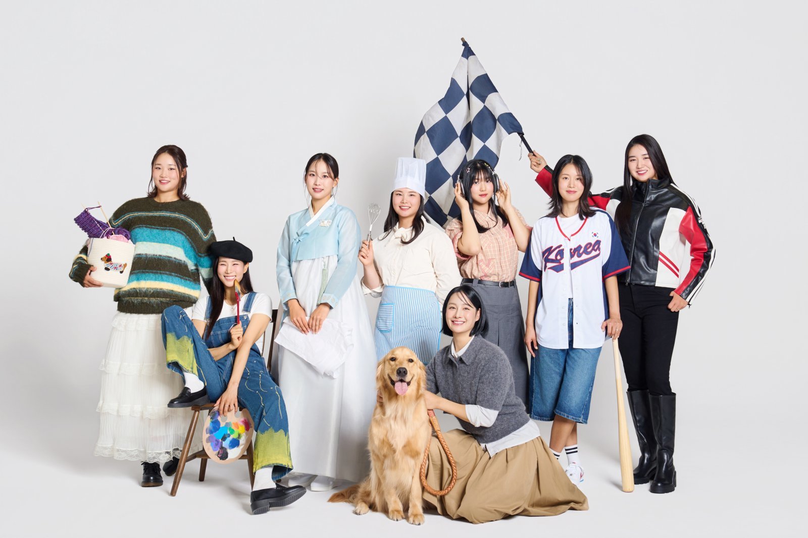 두산건설 We’ve 골프단이 KLPGA 투어 휴식기를 맞아 소속 선수들의 취미와 취향을 담아 공개한 화보. 사진제공 | 두산건설 We’ve 골프단