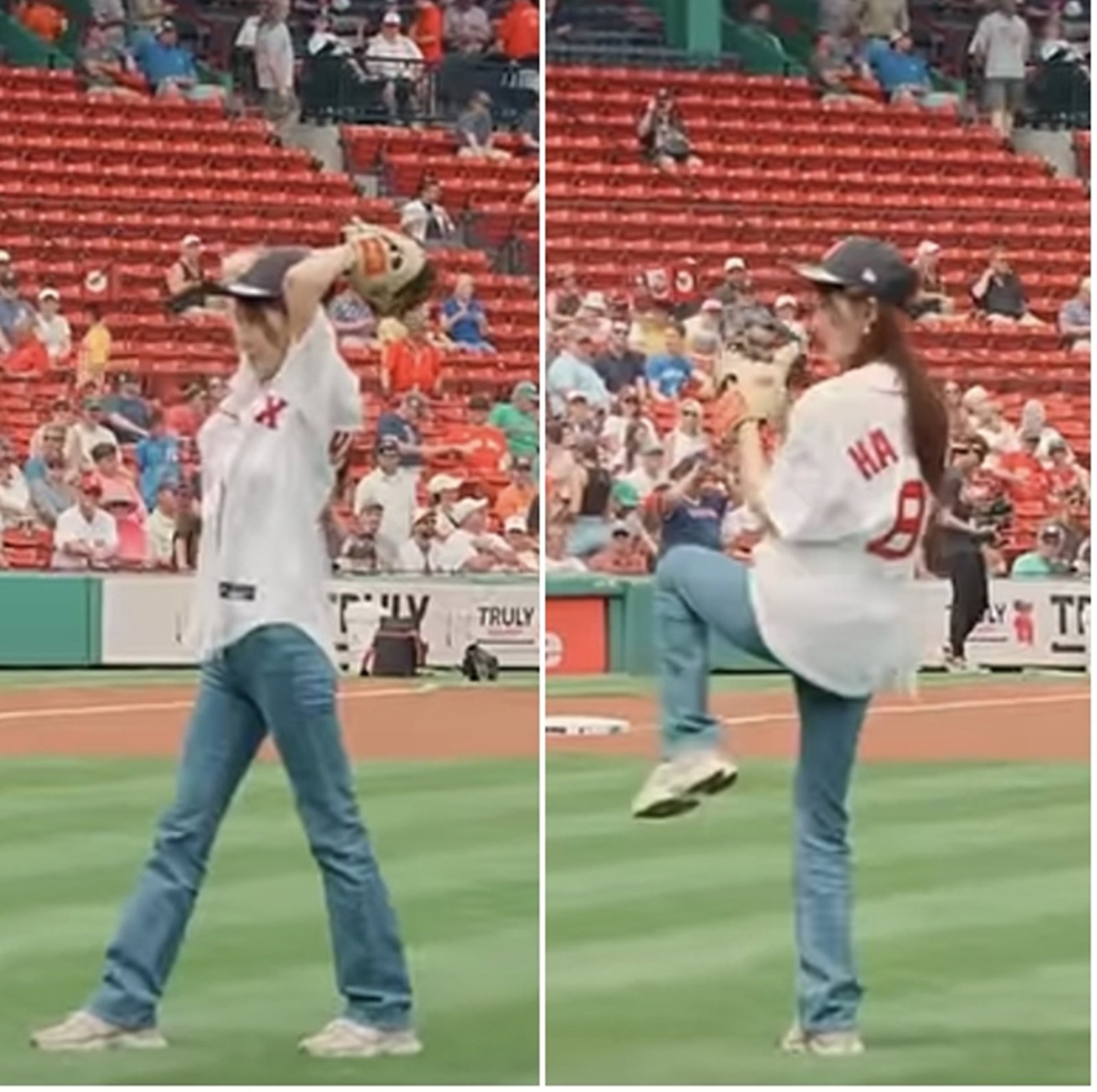 하지원, 韓 배우 최초 MLB 시구…“긴장했지만 뿌듯”
