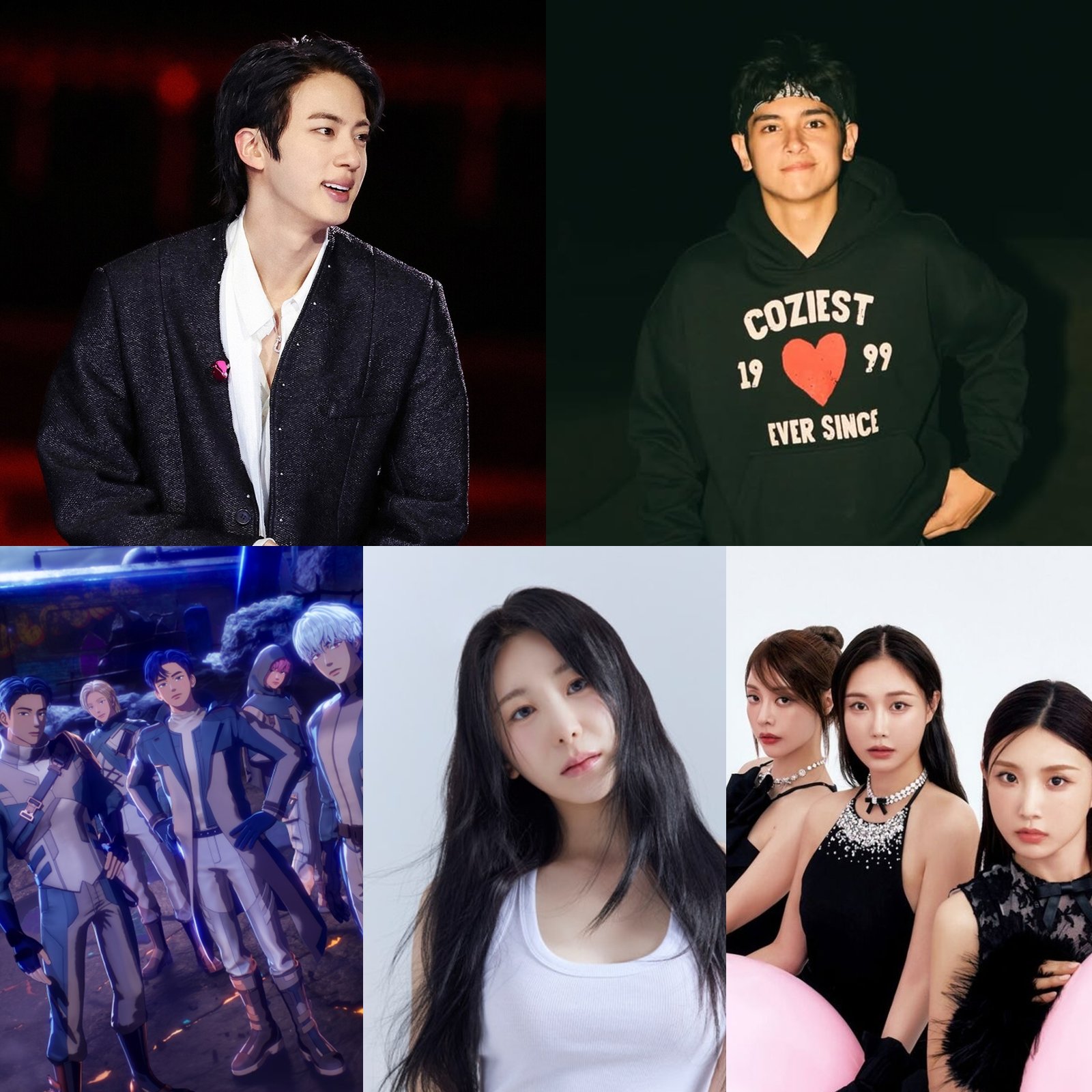 BTS 진, ‘아이돌픽’ 전 부문 통합 8주 연속 1위…플레이브·이채연·브브걸·Heath Jornales 각 부문 정상