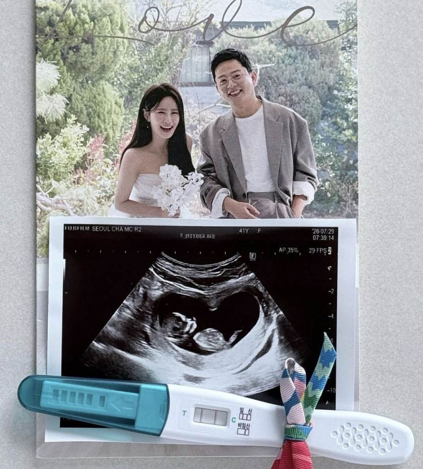 김준호♥김지민, 결혼 1년 만에 임신…“꿈꾸던 셋이 됐다”