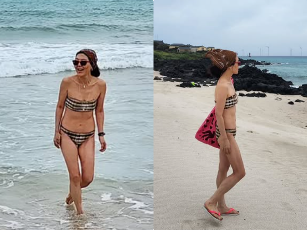 44kg 한혜연, 비키니 입으니 더 놀랍네…16kg 감량 ‘슬랜더’ 몸매 [SD셀픽]