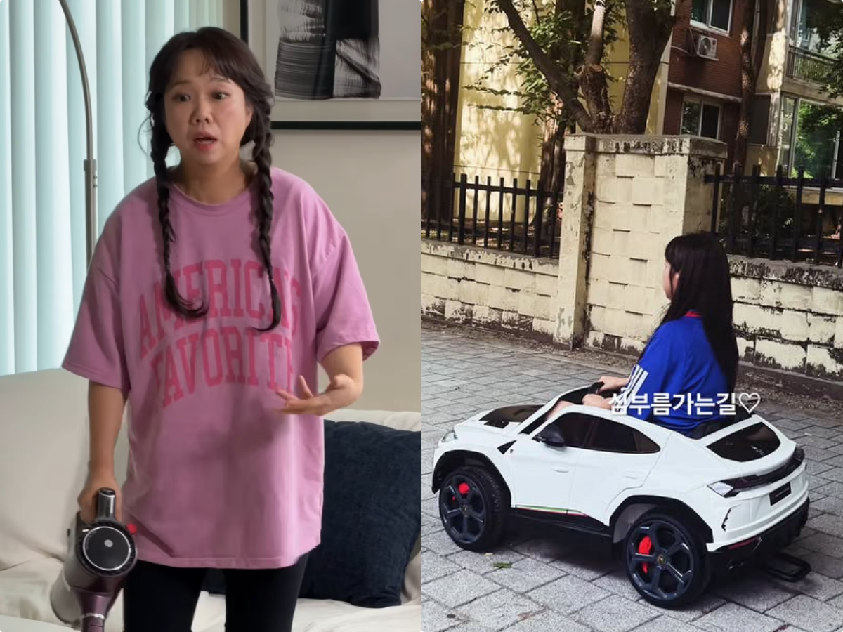 49kg 홍현희, 체구가 얼마나 작아진 거야…4살 子 차에 ‘쏙’ [SD셀픽]