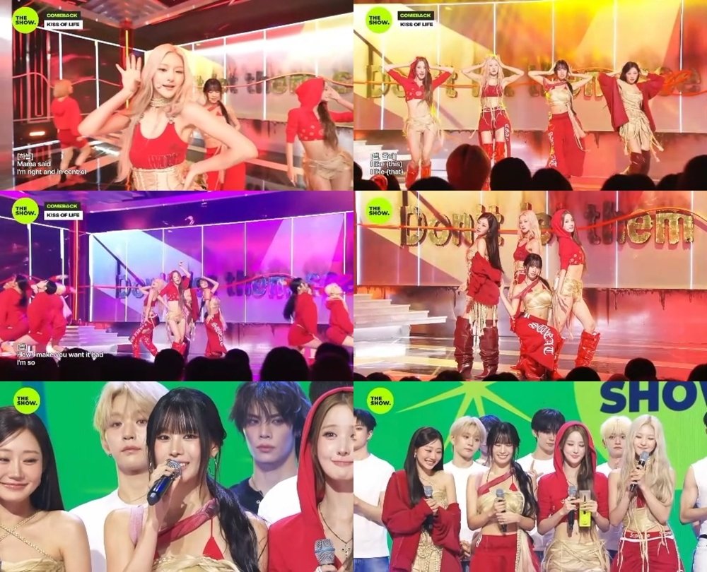 ‘맨발의 디바’ 된 키스오브라이프, ‘SWEAT’으로 첫 1위