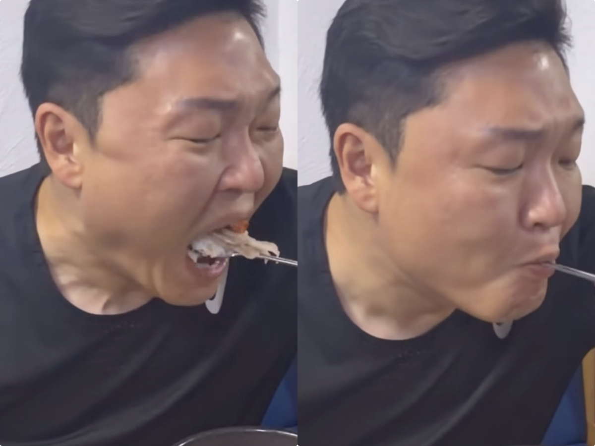 싸이, 돼지국밥 먹다 ‘몸 관리 부실’ 들통…날렵한 턱선에 “미안합니다” [SD톡톡]