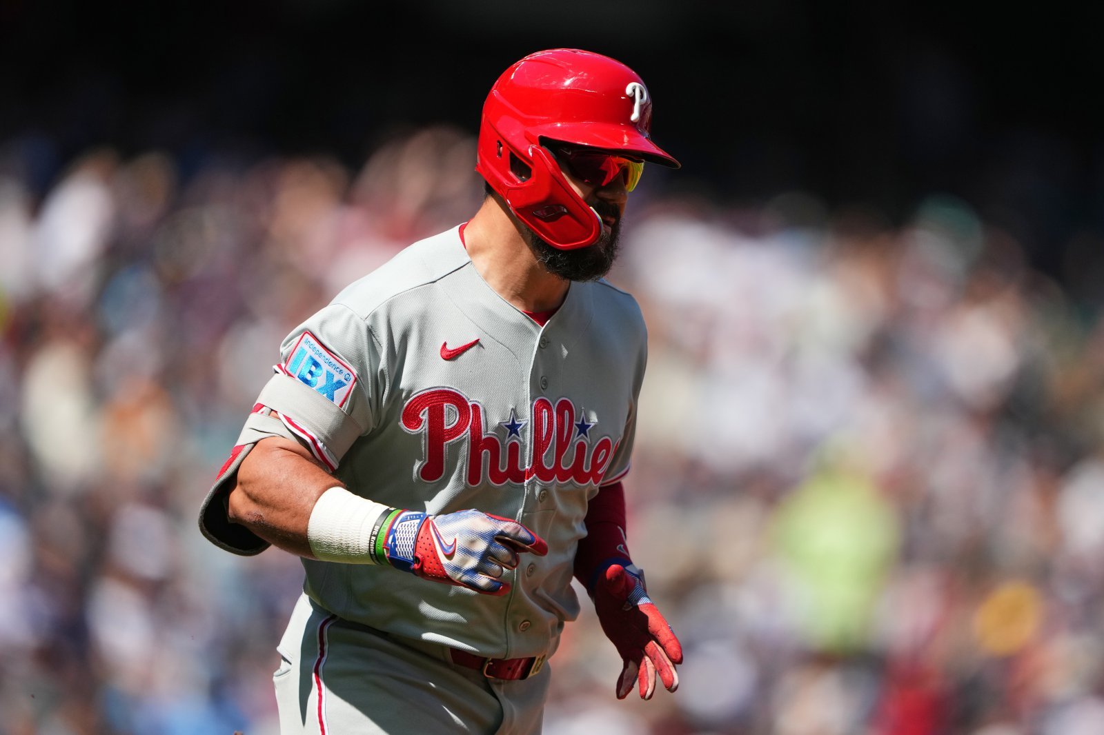 MLB 홈런 1위 슈와버, 개인 통산 4번째 40홈런 쾅…오타니·저지와 어깨 나란히