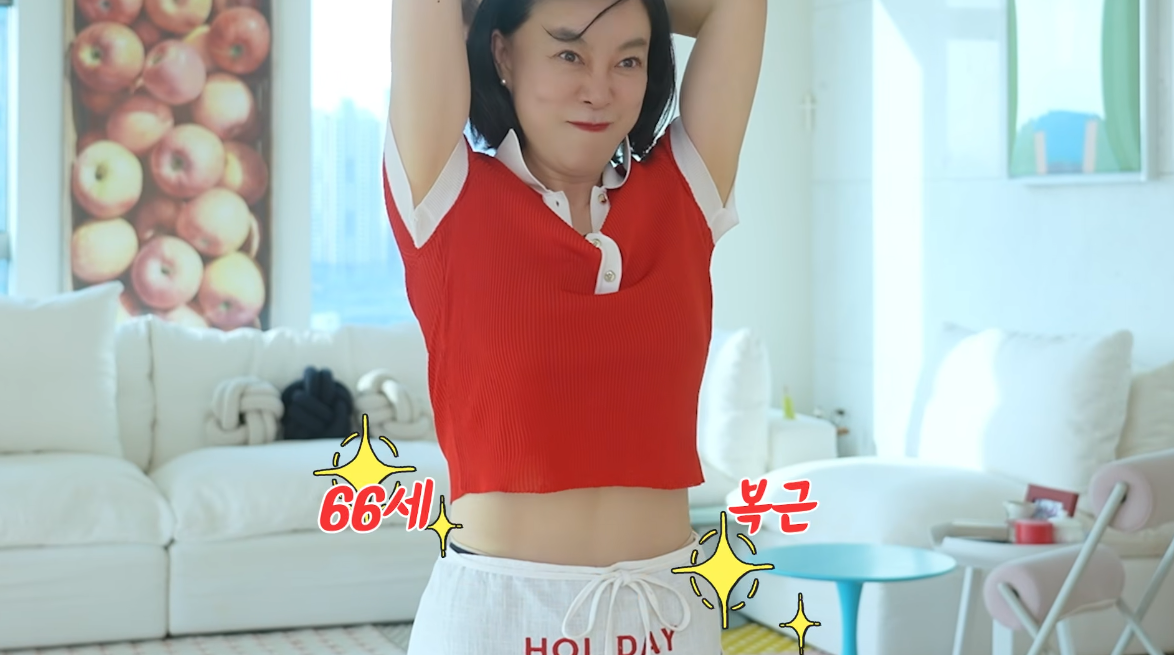 최화정, 66세에 이 복근 실화?…옷 들추자 제작진 “우와”