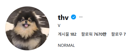 사진캡처 | 뷔 SNS