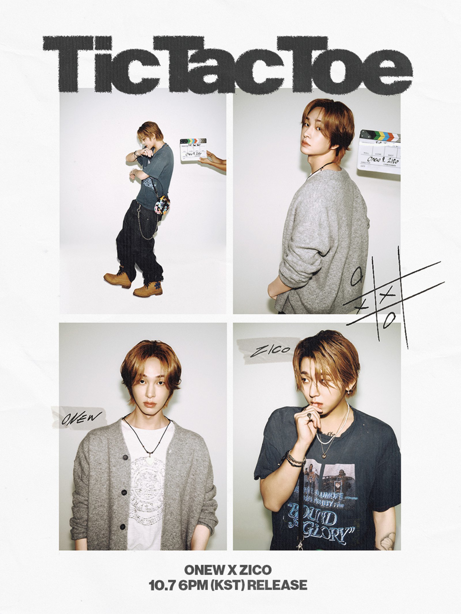 온유, 지코와 입맞춤…‘Tic Tac Toe’ 7일 발매 [공식]