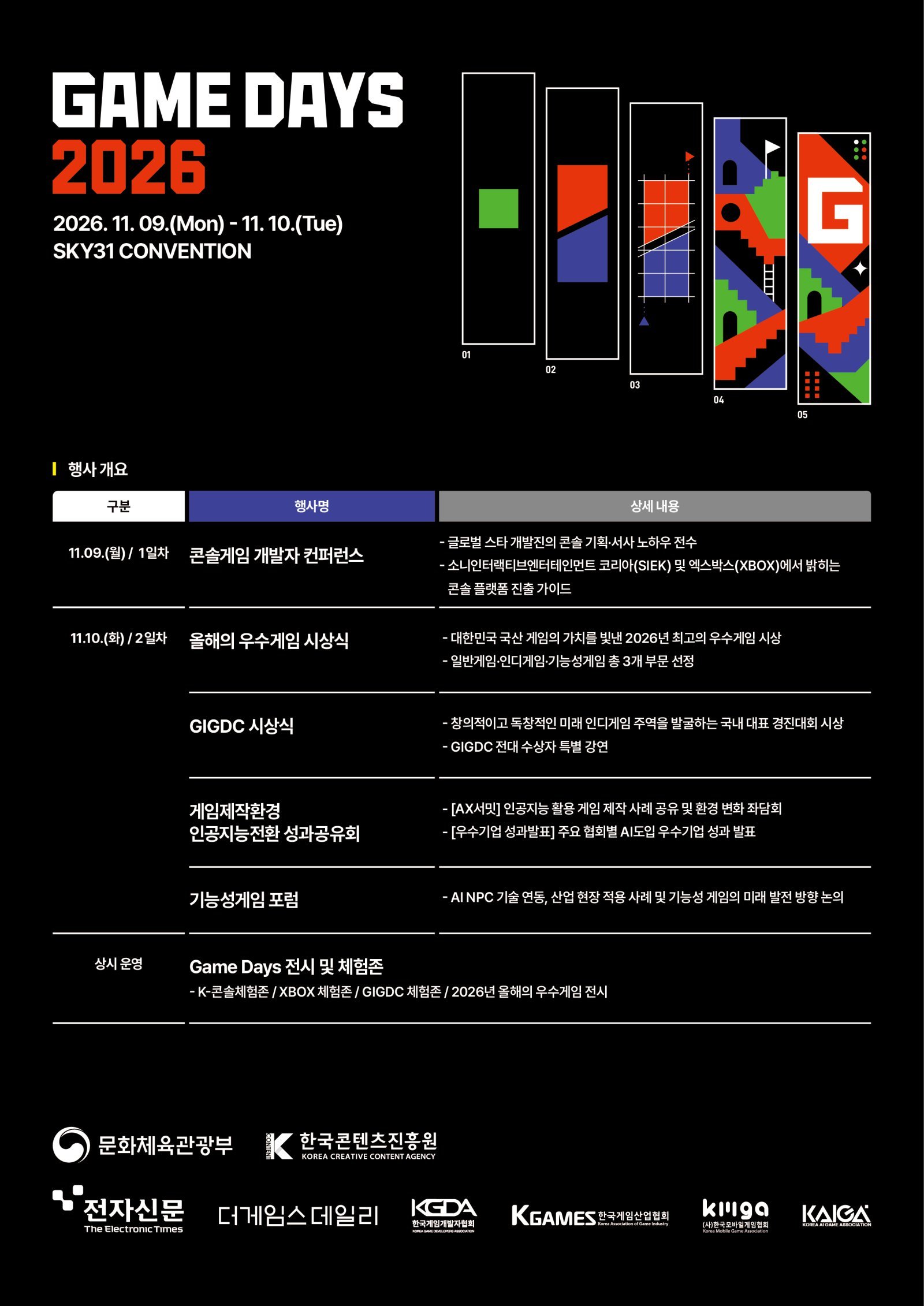 ‘콘솔게임 개발자 컨퍼런스’ 11월 9일 개최