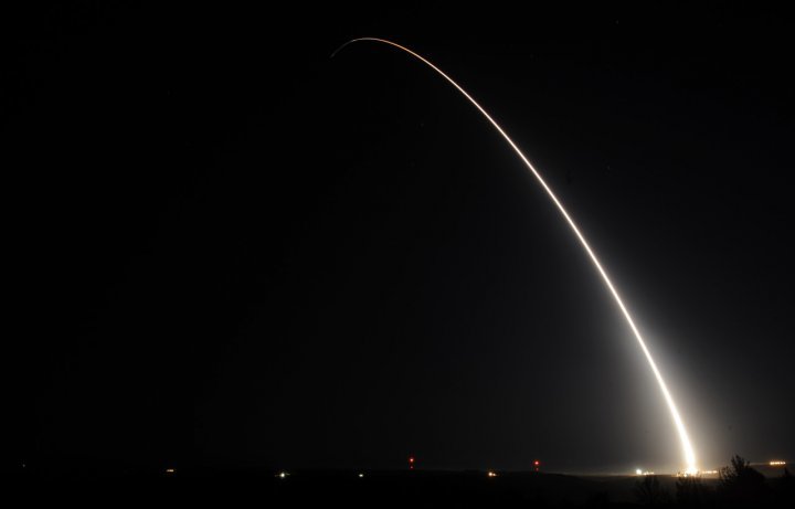 대륙간탄도미사일(ICBM) 자료사진 (사진= 미 공군 홈페이지)